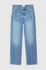 10A Wysokiej jakości projektant Roy Jeans Women Blue Mid Waszy