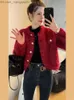 Women's Sweaters 2023 New Knitted Sweater Gardigan Women's Short Sweater Jacket Autumn Winter Korean Long Sleeve O-Neck Pearl Button Fashion Top Z230814