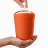 Ciotole Ciotola Accessori da cucina portatili in silicone Secchio Snack Popcorn Pieghevole Multifunzionale Riutilizzabile