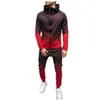 Suit de survêtement masculin Zipper Leisure Sports Suit Men Hommes Coton Light Cardigan Hoodie 3D Coat Brand Vêtements 2023 Style pour l'automne et l'hiver