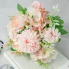 Dekorativa blommor 30 cm Peony Artificial Bouquet 1 Gunch 7 Branch Fake For Home Party Wedding Festival Decoration 5 Färg