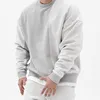 LU LU L Mens Sweaters Fashion HIP HOP Gym O Neck Sports Long Sleeve Hoodies Fitness Sweatshirt Casual Loose Sweatshirts Male Training Pullover