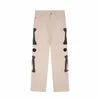 メンズパンツ2023刺繍骨ロゴカピタル貨物男性女性1：1高品質のジョガーズハイストリートオーバーオールズボン