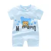 Newborn Babies Print Letter sweat heart Summer Rompers Fashion Designer Jumpsuits Kids girls boys Climbing Children's Pajamas Clothes