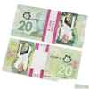 Dolls Car DVR Prop Money Cad Canadien Party Dollar Canada Banknotes Fake Notes Film Props Drop Livrot Douding Toys Gifts Accessoires DHBL9 DHIVE