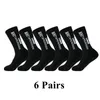 Skarpetki sportowe 6 Pairs/Lot Anti Slip Tapedesign Football Socks Mid Calf Niepoślizgowy sport