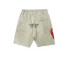 Fog Saint Michael Wash Vintage oude bontrand gespikkelde graffiti losse shorts voor heren