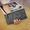 Wallets Purse Ladies Wallet Long Money Bags Simple Style Coin Leather Thin Female Card Holder Solid