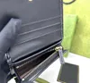 Luksusowe portfele portfele męskie kobiety ophidia cion torebki Modne uchwyty na krótkie karty Marmont Wysokiej jakości podwójne torby sprzęgła 492d