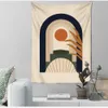 Tapestries Customizable Japanese Mountain and Lake Scenery Winter Tapestry Bedroom Wall Tapestry Living Room Home