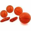 Balls 6pcs 12cm basketball Pas de pompe petits mini enfants basket-balls gonflables pratiques sportives intérieures.