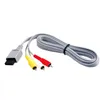 1,8 m 6 stóp 3 Kabel RCA dla Nintendo Wii Controller Contriler Audio Video Av Composite przewód