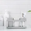 Storage Bags 1 Set Useful Organizer Holder Thicken Bottom Independent Grids Sturdy Simple Water Draining Toothbrush Toothpaste Stand