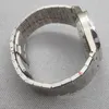 ساعات المعصم لا شعار 41 مم يابانية NH35 أوتوماتيكية الرجال ساعة الياقوت الكريستال Wristwatch الصلب الصلب الساعات الميكانيكية