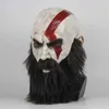 Game God of War 4 Kratos Masque avec barbe cosplay horreur de latex Masques Casque Halloween Scary accessoires L220530