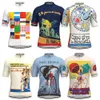 Radsporthemden Tops Retro Männer Radsport Jersey Sommer Kurzarm Bike Jersey atmungsaktivem Schnell trockener Triathlon Radsportkleidung