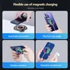 Chargeurs Chargeur magnétique sans fil 15 W, chargeur iPhone Charge sûre et rapide sans chaleur, l'alliage rond ne pince pas les mains, le bout des doigts