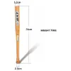 Bandada de suor 54cm 64cm 74cm 84cm de madeira maciça bastão de beisebol tball profissional hardwood stick sports fitness equipamento 230811