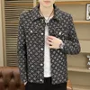 Men's Jackets 2023 Brand Sequin Jacket For Men Korean Fashion Casual Slim Fit Business Outwear Male Street Wear Windbreaker Coat