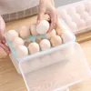 Storage Bottles Plastic Egg Box 15 Grids Stackable Containers Carrier Dispenser For Refrigerator Holder Tray Kitchen