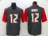 Men Football 9 Joe Tryon-Shoyinka Jersey 12 Tom Brady 87 Rob Gronkowski Black Red White Grey Army Green Salute To Service Turn Back the Clock för Sport Fans