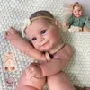 Куклы 19/24 -дюймовый уже нарисованный Reborn Doll Kit Maddie с тканью для тела 3D нарисованная кожа плесень высококачественной куклы ручной работы 230811