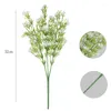 Dekoratif Çiçekler Plastik Simülasyon Buket Sonbahar Renk Babysbreath Yeşil Bitki Sevgililer Günü Hediye Tatil Partisi Dekorasyon Yapay