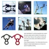 Rock Protection Climbing Descender Belaying Ring Rappelling Device Mountaineering Fitting HKD230810