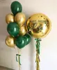 Decoration 11-18Pcs Bunch Balloon Ink Green Jungle Theme Balloon Wedding Birthday Decoration Festival Celebration Supplies