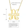 Hanger kettingen aangepaste naam letter ketting mode gepersonaliseerde gouden choker naamplaat geschenken 230811