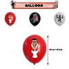 Other Event Party Supplies Horror Game Theme Skibidi toilet Birthday Party Decoration Latex Balloon Pograph Backdrop Banner Cake Topper Baby Shower 230810