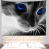 Tapestries Lion Tiger Animal Big Cloth Wall Tapestry Anime Hippie Home Decoration Support customization R230812