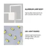 Wall Lamp Square Decoration Led Living Room Bedroom Background Tv DIY Lighting Bulbs 110-240v 20w 24w Sconces