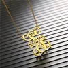 Hanger kettingen aangepaste naam letter ketting mode gepersonaliseerde gouden choker naamplaat geschenken 230811