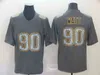 Mann 90 TJ Watt Football Trikot Göttin Bindestrich