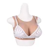 Breast Form Shop Crossdressing Lifelike Enlargement Shoulder Girdle Round Neck Soft Silicone Realistic Fake Boobs Toys For Men 230811