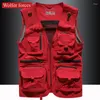 Men's Vests Camping Coat Summer For Men Tactical Military Vest Work Sports Clothing Hunting Motorcyclist Working Outdoor