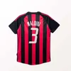 Retro Soccer Jerseys 90 91 95 96 97 Gullit Shirts 01 02 03 12 14 15 Maldini van Basten Ronaldinho Kaka Inzaghi 06 07 Pirlo Shevchenko Baggio R O N A L D O AC MILANS JERSEY