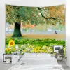 Tapisseries Nordic Landscape Decorative Tapestry Wall Fondment Tapestry Chambre Room Aesthetic Home peut être personnalisé R230811