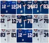 NCAA 75e Vintage Mitchell Ness Football 12 Joe Namath Maillots 99 Mark Gastineau 28 Curtis Martin 73 Joe Klecko 90 Dennis Byrd 85 Wesley Walker 80 Wayne Chrebet Jersey