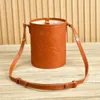 Evening Bags Head Layer Vintage Vegetable Tanned Cowhide Bucket Bag Leather Shoulder Crossbody For Women Tote