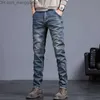 Men's Jeans 2023 Spring/Summer New High end Classic Fashion Retro Elastic Calf Men's Casual Ultra Thin Comfortable Trend Jeans 27-36 Z230814