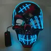 HOTS VENTE HORROR HALLOWEEN LED SKULL MASK PARTINE BULLANCE NOUVEAU MASQUE LUMINE LED LED LED MASQUE MASQUE MASQUE MASQUE HKD230810