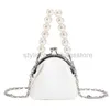 Shoulder Bags Fashionable Mini Bag Women's 2023 New Fashionable One Shoulder Crossbody Bag Zero Wallet Pearl Chain Mouth Red Bagstylishhandbagsstore