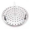 Dubbelpannor Rostfritt stål Ångbåtar Rack Insert Stock Pot Steaming Tray Stand Cookware Rishes Tool Kitchenware Cooking Tools Tools