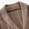 Maglioni maglioni a scialle collare collare cardigan vintage maglione sovradimensionato manica lunga abbottonate giacche inverno classica cappotto spesso maglieria calda 230811