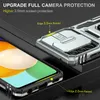 Phone Cases For Samsung Galaxy S23 FE S23 S22 S21 Plus Ultra S20 FE S10 S Series Car Mount Ring Holder Kickstand Slide Camera Lens Protection Shockproof Back Cover