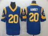 Men Football 10 Cooper Kupp Jerseys 18 Ben Skuwronek haft armia zielony salut salute to usługa koloru pary pośpiech