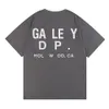 GALERY DEPT DESIGNER TSHIRT GALLERY TEE MENS SOMMER ROUND NECK T SHIRT LUSTLUDEN MÄNSKIRTER FÖR COTTONS TOPS CASUAL SHIRT VIT Fashion Sweatshirt Jao7