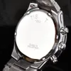 Tissing Classic Series Mens Watch Luxury Business en acier inoxydable Chronographe multifonctionnel Sapphire Mirror Designer Movement Automatic Quartz Watches Montre